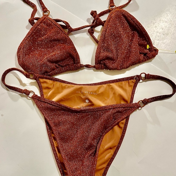 Shimmering Brown Bikini Set - Picture 7 of 7